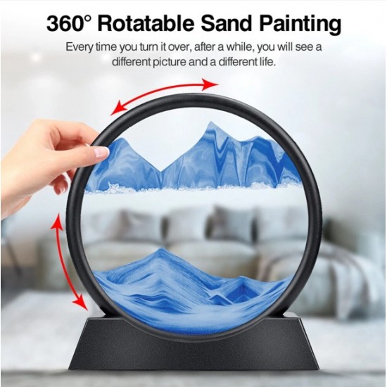 3D Moving Sand Art Liquid Motion - Table Décor 3D Moving Sand Art Liquid Motion - Table Décor