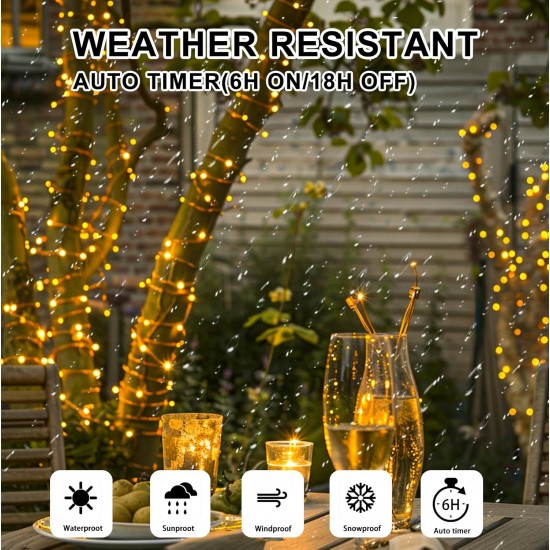 Warm Fairy String Lights - 10 Feet (Battery Operated) 