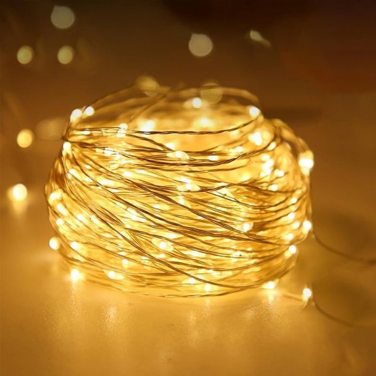 Warm Fairy String Lights - 10 Feet (Battery Operated) 