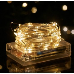 Warm Fairy String Lights - 10 Feet (Battery Operated) 