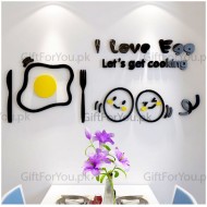 I Love Egg Wall Art