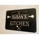 Personalized Kitchen Name Sign – “Made With Love” Design Personalized Kitchen Name Sign – “Made With Love” Design