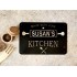 Personalized Kitchen Name Sign – “Made With Love” Design