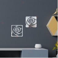 2 in 1 Floral Mirror