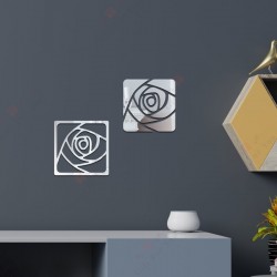 2 in 1 Floral Mirror