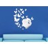 3D Butterflies Mirror Decor