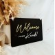 Acrylic Welcome Please Knock Hanging Door Sign