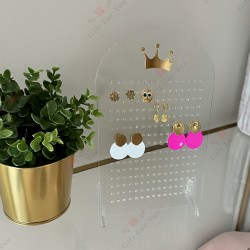 Crown Earring Holder Stand – Jewelry Organizer Crown Earring Holder Stand – Jewelry Organizer