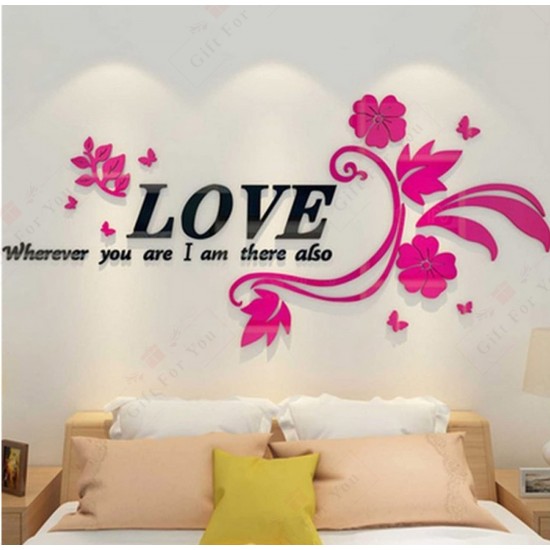 Floral Love Decal