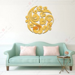Floral Mirror Wall Art Floral Mirror Wall Art