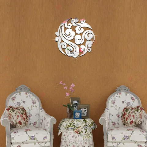 Floral Mirror Wall Art Floral Mirror Wall Art