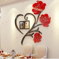 Heart Shape with Flower & Frames 