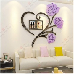 Heart Shape with Flower & Frames 