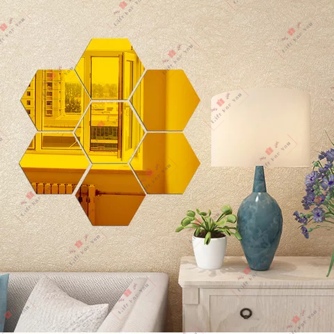 Hexagon Mirror (12 Pieces) Hexagon Mirror (12 Pieces)