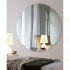Stylish Vertical Cut Round Mirror