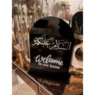 Welcome to Our Home Plaque - Table Décor Welcome to Our Home Plaque - Table Décor