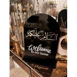 Welcome to Our Home Plaque - Table Décor Welcome to Our Home Plaque - Table Décor