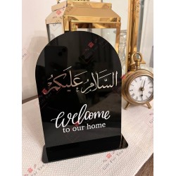 Welcome to Our Home Plaque - Table Décor Welcome to Our Home Plaque - Table Décor