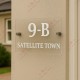 Elegant Acrylic House Number Sign