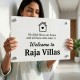 Personalized Acrylic Home Name Plate – Islamic Blessing Design