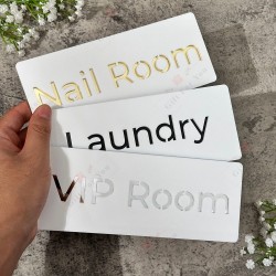 Customized Acrylic Room Name Plate Sign – Premium Wall Door Signage