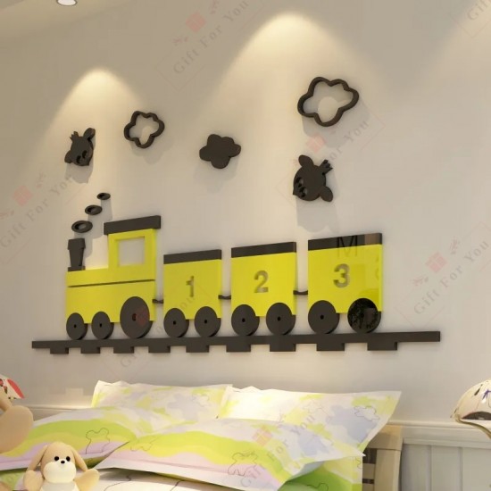 3D Train For Kids Room