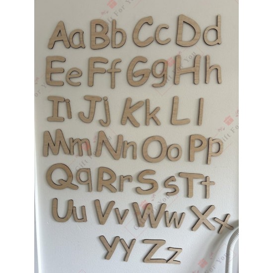 Alphabets Wall Letters – Kids Learning & Nursery Decor Set