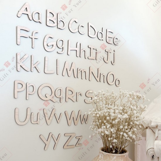 Alphabets Wall Letters – Kids Learning & Nursery Decor Set