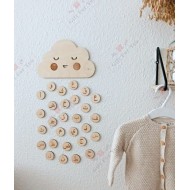 Arabic Alphabet Cloud Wall Decor 