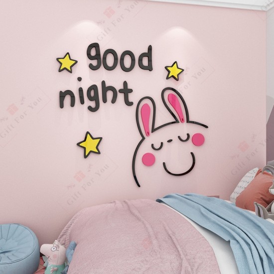 Good Night Bunny Wall Art