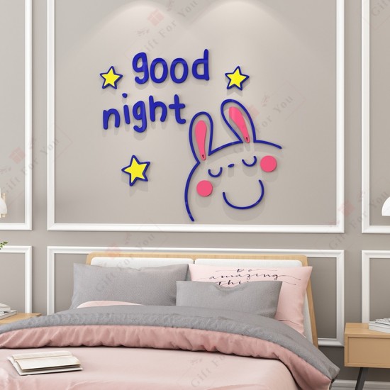 Good Night Bunny Wall Art