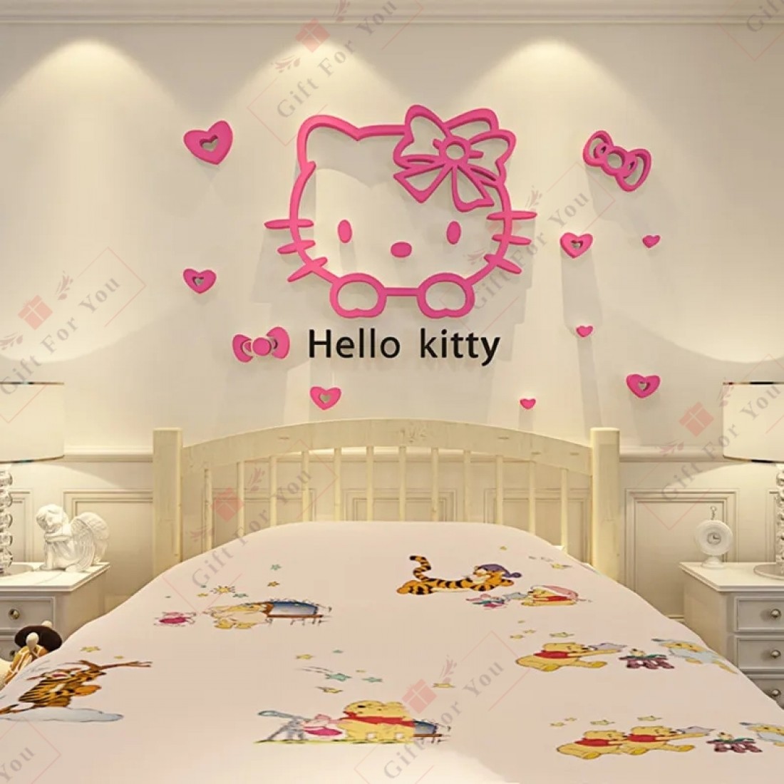 Cartoon Characters Wall Decor Hello Kitty