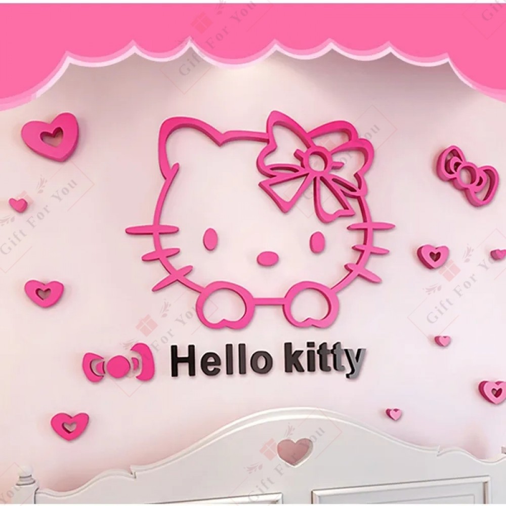 Cartoon Characters Wall Decor Hello Kitty