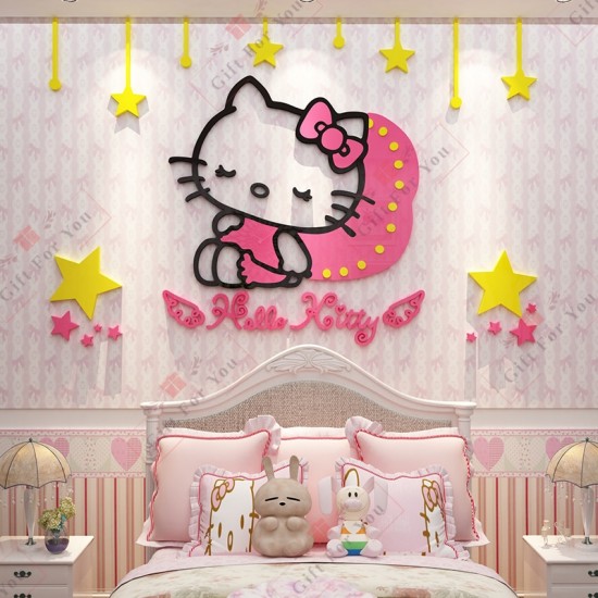 Hello Kitty Wall Decor for Kids Room