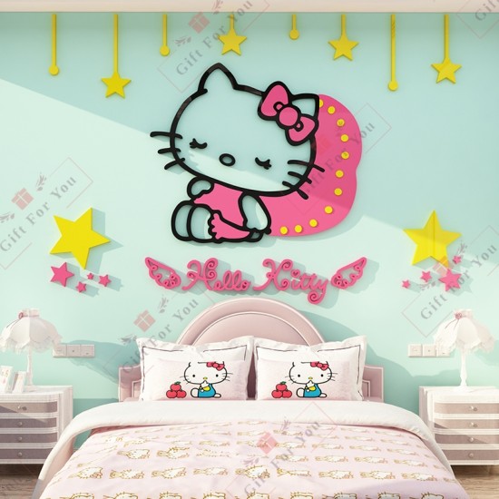 Hello Kitty Wall Decor for Kids Room
