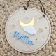 Personalized Moon & Stars Baby Name Hanging Plaque Personalized Moon & Stars Baby Name Hanging Plaque