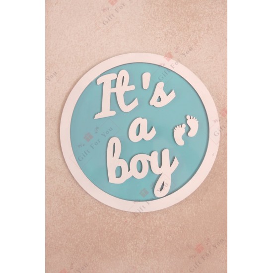 Baby Gender Announcement Sign – It’s a Boy/It’s a Girl