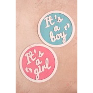 Baby Gender Announcement Sign – It’s a Boy/It’s a Girl
