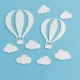 Dreamy Hot Air Balloon & Cloud Wall Décor