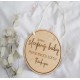 Sleeping Baby Door HangerSign 