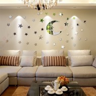 Star with Moon Decor Star with Moon Decor