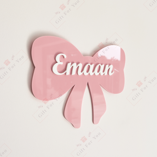Bow Customized Name Sign