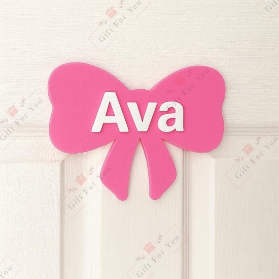 Bow Customized Name Sign