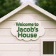 Cloudy Welcome Home Sign Cloudy Welcome Home Sign