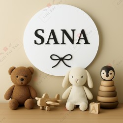 Custom Name Acrylic Wall Circle Custom Name Acrylic Wall Circle