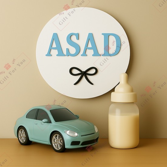 Custom Name Acrylic Wall Circle Custom Name Acrylic Wall Circle