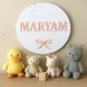 Custom Name Acrylic Wall Circle Custom Name Acrylic Wall Circle