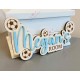 Customized Football Name Sign - Kids Room Decor