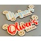 Customized Football Name Sign - Kids Room Decor