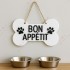 Personalized Dog Bone Name Sign – Acrylic Kennel Decor